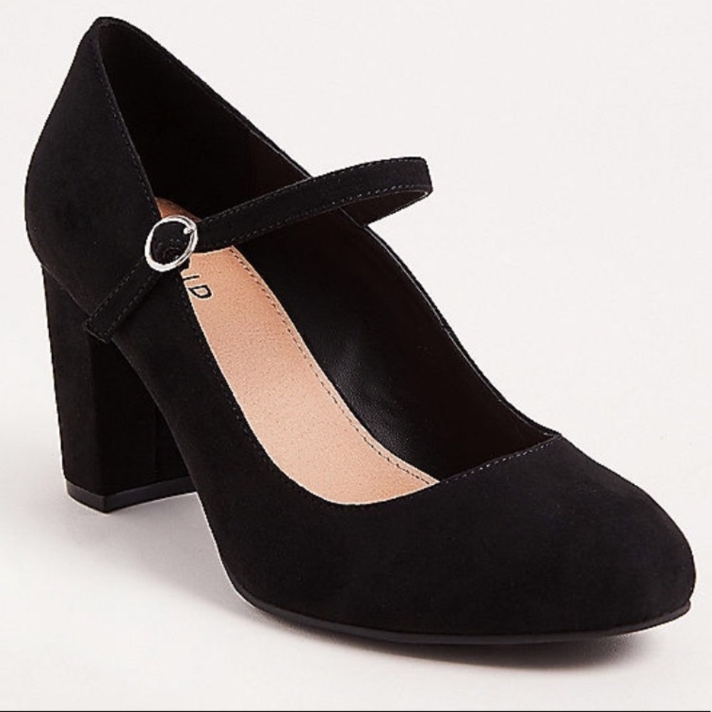 Torrid Black Suede Mary Jane